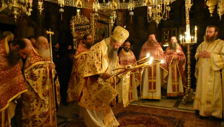 Πανήγυρη της Ιεράς Μονής Φιλοθέου του Αγίου Όρους (ΦΩΤΟ)