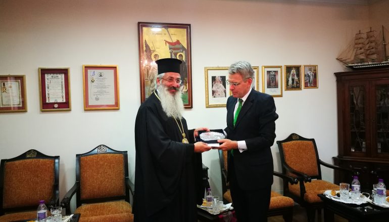 Επίσκεψη του Αμερικανού Πρέσβη στον Μητροπολίτη Αλεξανδρουπόλεως