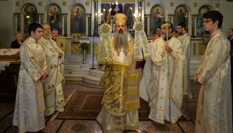 Ο Μητροπολίτης Σταγών στην ενορία του Αγ. Γεωργίου Καλαμάτας (ΦΩΤΟ)
