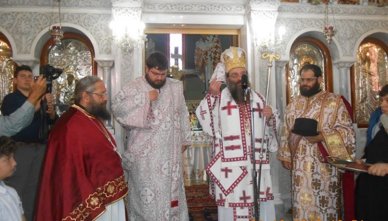 Χειροτονία Διακόνου από τον Μητροπολίτη Χίου Μάρκο (ΦΩΤΟ)