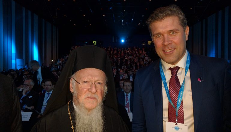 Συνάντηση του Οικ. Πατριάρχη με τον Πρωθυπουργό της Ισλανδίας (ΦΩΤΟ)