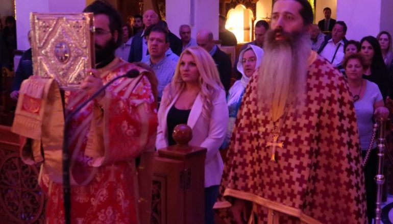 Αγρυπνία από τον Αρχιμ. Συμεών Βολιώτη στον Ι. Ν. Αγ. Δημητρίου Μπραχαμίου
