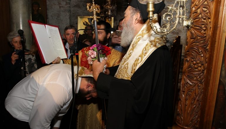 Κουρά μοναχού στην Ιερά Μονή Αγίου Γεωργίου Αρμά Χαλκίδος (ΦΩΤΟ)