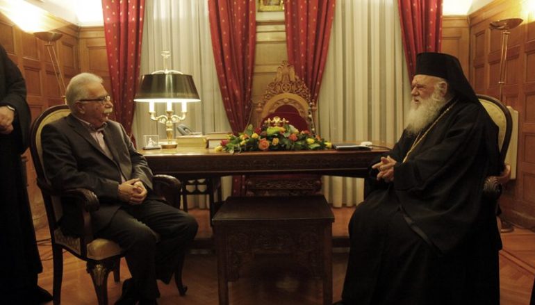 Συνάντηση Αρχιεπισκόπου – Υπ. Παιδείας για αξιοποίηση εκκλησιαστικής περιουσίας