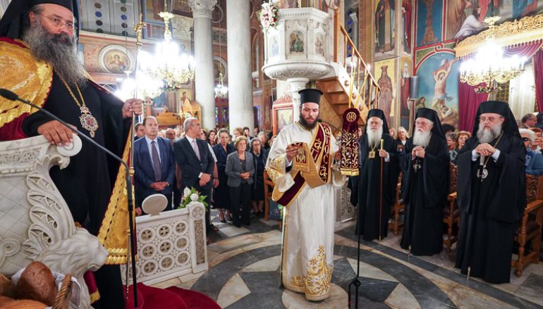 Πολυαρχιερατικός εσπερινός του Αγίου Δημητρίου στην Ι. Μ. Κηφισίας (ΦΩΤΟ)