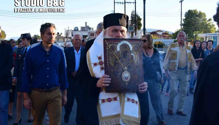 Υποδοχή της Παναγίας της Σινασίτισσας στη Νέα Κίο (ΦΩΤΟ – ΒΙΝΤΕΟ)