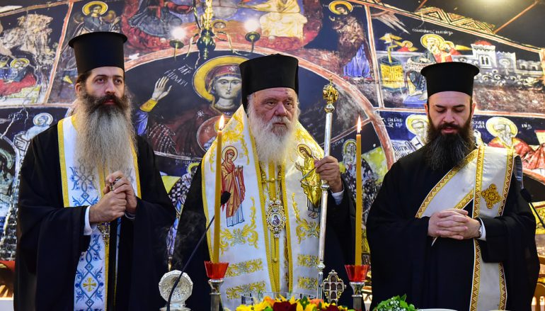 Ο Αρχιεπίσκοπος Ιερώνυμος στην Ι. Μητρόπολη Λαγκαδά (ΦΩΤΟ)