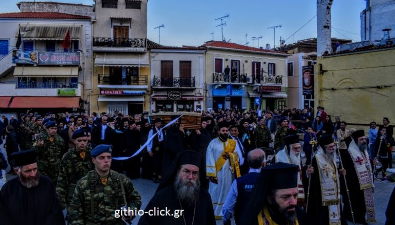 Φωτογραφικά στιγμιότυπα από την Εξόδιο Ακολουθία του Μητροπολίτη Μάνης