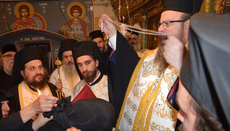 Κουρά μοναχής και ενθρόνιση Ηγουμένης στην Ι. Μ. Αγ. Νικολάου Σαλαμίνος (ΦΩΤΟ)