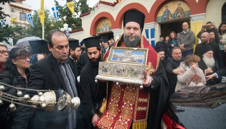 Αναχώρησε η Τιμία Ζώνη της Θεοτόκου από την Νέα Ιωνία (ΦΩΤΟ)