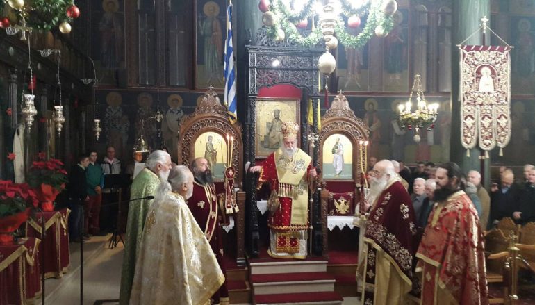 Η εορτή των Χριστουγέννων στην Ι. Μητρόπολη Γρεβενών (ΦΩΤΟ)