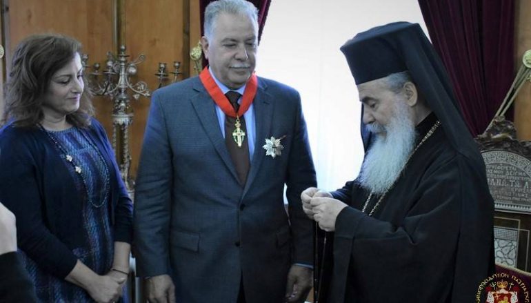 Παρασημοφόρηση στο Πατριαρχείο Ιεροσολύμων (ΦΩΤΟ)