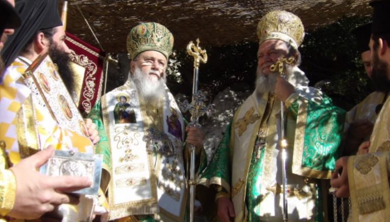 Πανηγύρισε η Ι. Μονή Οσίου Παταπίου στο Λουτράκι (ΦΩΤΟ)