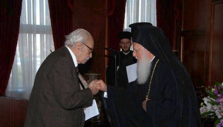 Οικ. Πατριάρχης: «Ο Δημ. Φραγκόπουλος είναι Σύμβολο για την παιδεία μας»