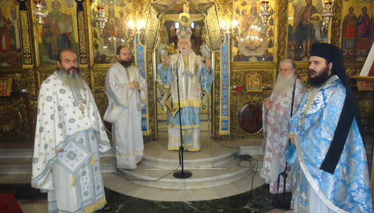 Ο Μητροπολίτης Κορωνείας στον Άγιο Νικόλαο Νικαίας (ΦΩΤΟ)