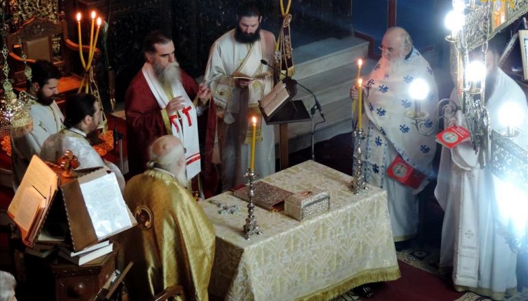 Η Λειτουργία του Αγίου Ιακώβου του Αδελφοθέου στην Ι. Μ. Άρτης (ΦΩΤΟ)