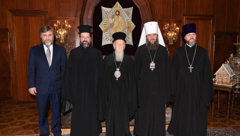 Στον Οικ. Πατριάρχη ο Μητροπολίτης Μπορισπόλ και Μπροβάρυ (ΦΩΤΟ)