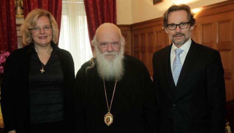 Οι Πρέσβεις της Αυστρίας και της Γερμανίας στον Αρχιεπίσκοπο (ΦΩΤΟ)