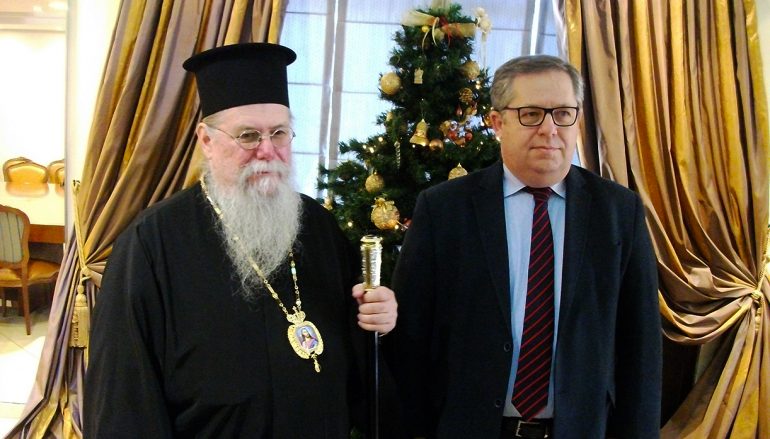 Ο Μητροπολίτης Φιλίππων στον Αντιπεριφερειάρχη Καβάλας