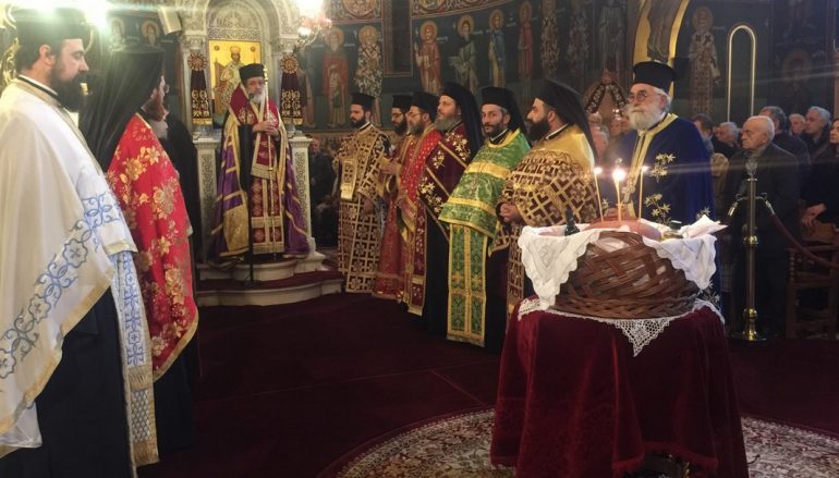 Πανηγυρικός Εσπερινός της Αγ. Αναστασίας Φαρμακολυτρίας στον Περισσό (ΦΩΤΟ)