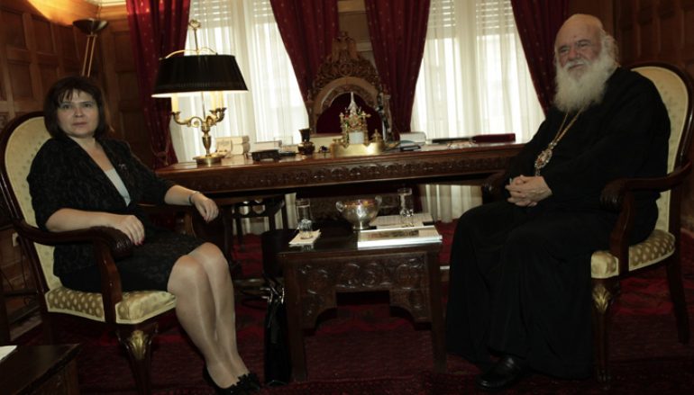 Συνάντηση Αρχιεπισκόπου με τη νέα Πρέσβη της Σλοβακίας