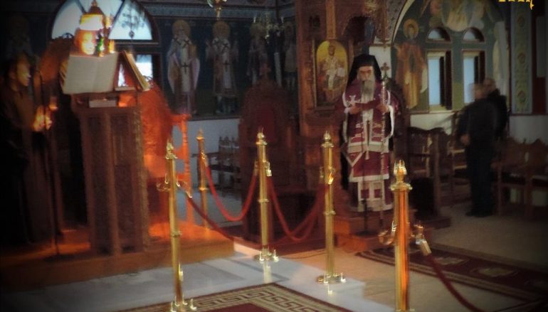 Προηγιασμένη Θ. Λειτουργία από τον Μητροπολίτη Άρτης (ΦΩΤΟ)