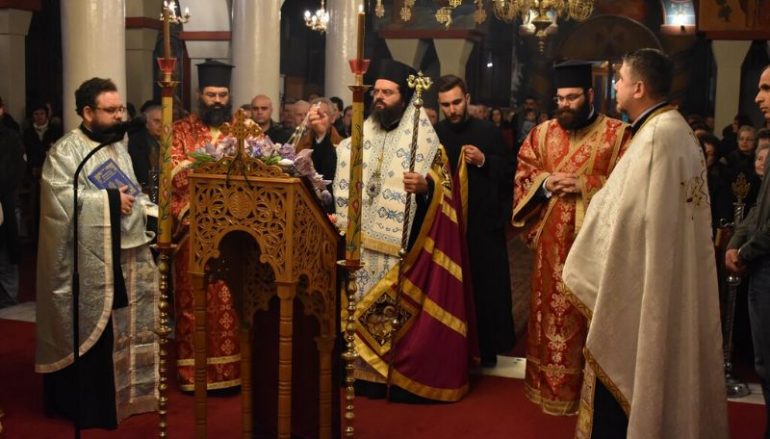 Η Α΄ Στάση των Χαιρετισμών στην Ι. Μ. Μαρωνείας (ΦΩΤΟ)