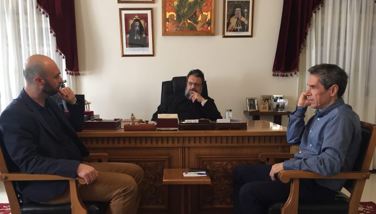 Συνάντηση κυβερνητικού κλιμακίου με τον Μητροπολίτη Μεσσηνίας