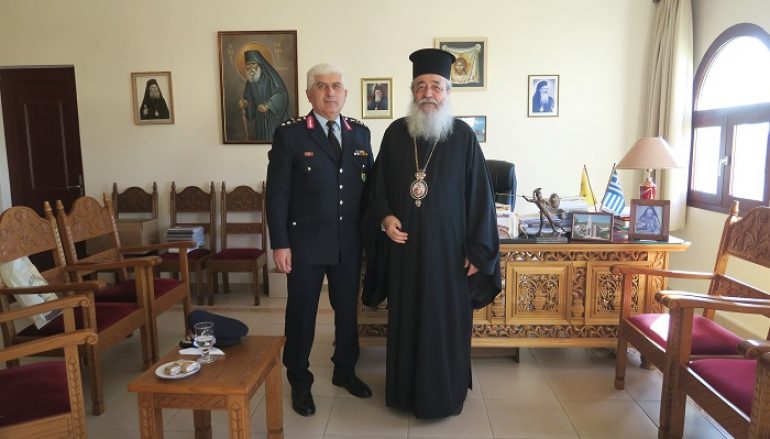 Στον Μητροπολίτη Φθιώτιδος ο νέος Γεν. Περιφερειακός Αστυνομικός Διευθυντής