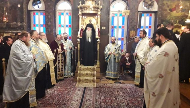Μεθέορτος Εσπερινός του Ευαγγελισμού στην Ι. Μ. Καλαβρύτων (ΦΩΤΟ)