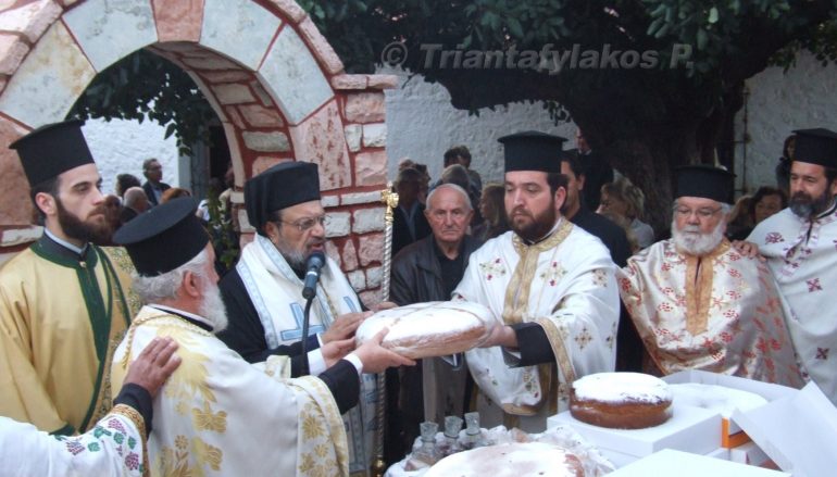 Ο Εσπερινός της Ζωοδόχου Πηγής στη Σγράπα Μεσσηνίας (ΦΩΤΟ)