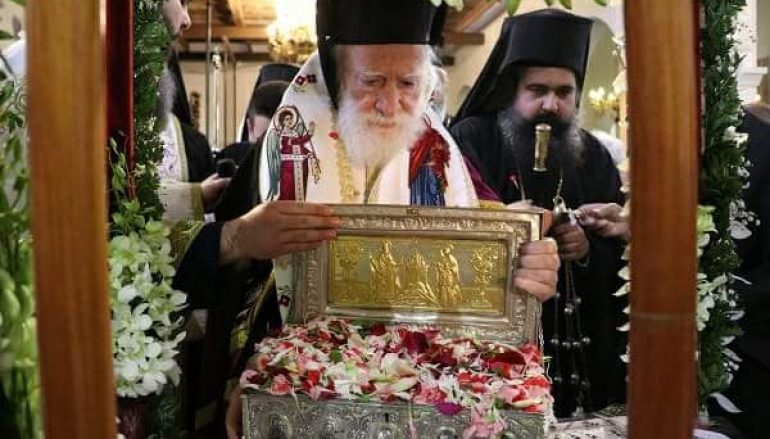 Το Ηράκλειο υποδέχθηκε τη χείρα της Αγ. Μαρίας της Μαγδαληνής (ΦΩΤΟ)