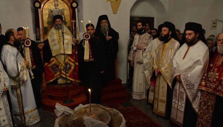 Δισαρχιερατικός Εσπερινός για την Παναγία Χρυσαφίτισσα στη Μονεμβασία