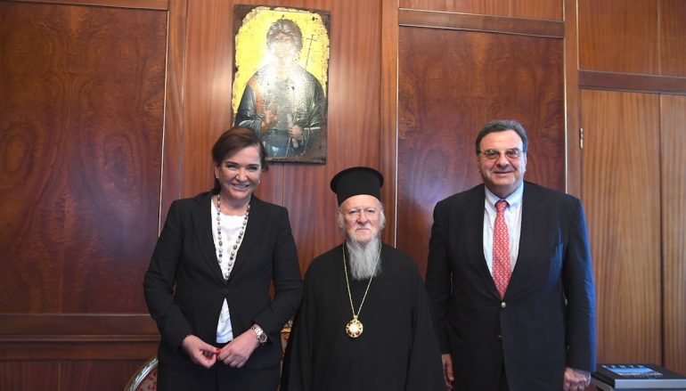 H Ντόρα Μπακογιάννη στο Οικουμενικό Πατριαρχείο (ΦΩΤΟ)