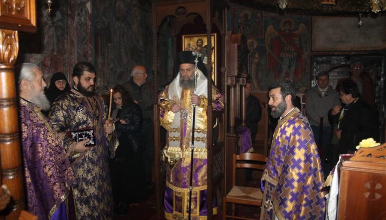 Προηγιασμένη Θ. Λειτουργία στην Ι. Μονή Αγίας Τριάδος Καρδίτσης