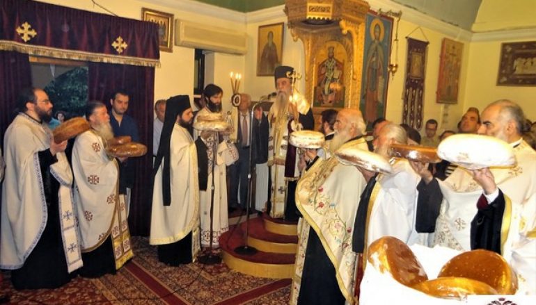 Αρχιερατικός Εσπερινός στον Ι. Ναό Αγ. Ειρήνης Μαγούλας Σπάρτης (ΦΩΤΟ)