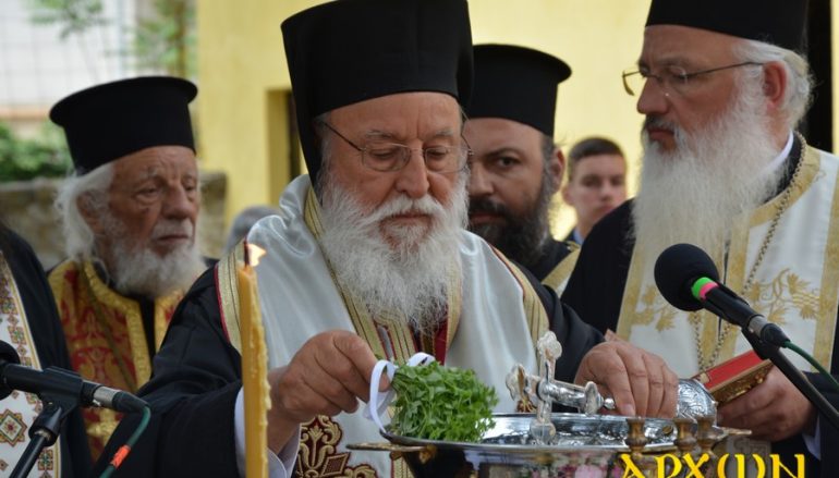 Εγκαίνια κωδωνοστασίου Ι. Ναού Παμμ. Ταξιαρχών Τρίπολης (ΦΩΤΟ)