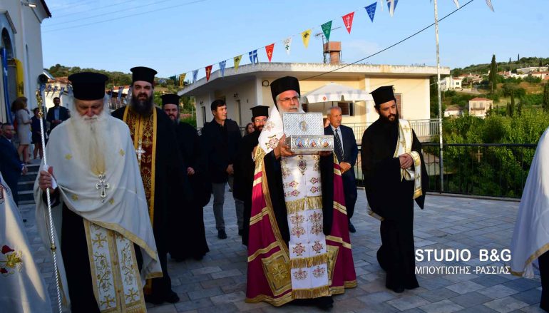 O Μητροπολίτης Ιλίου στον εσπερινό του Αγ. Αθανασίου στο Μαλαντρένι