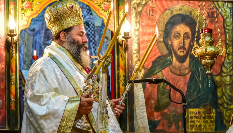 Αρχιερατική Θ. Λειτουργία στον Ι. Ν. Αγίου Αθανασίου Χωρούδας (ΦΩΤΟ)