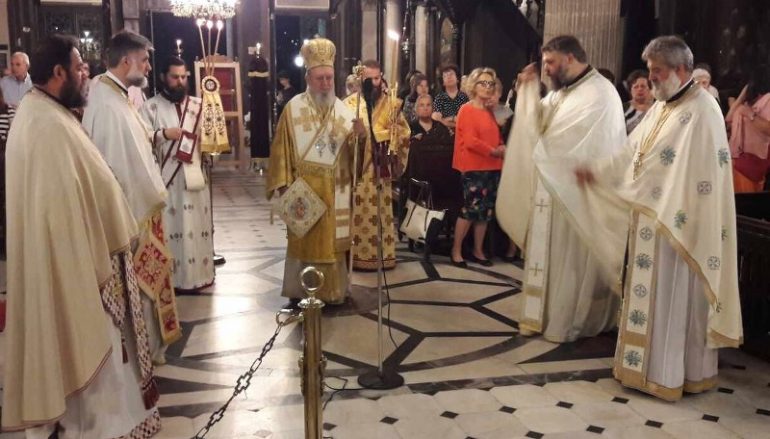 Ιερά Αγρυπνία για την εορτή της Αναλήψεως στην Χαλκίδα (ΦΩΤΟ)
