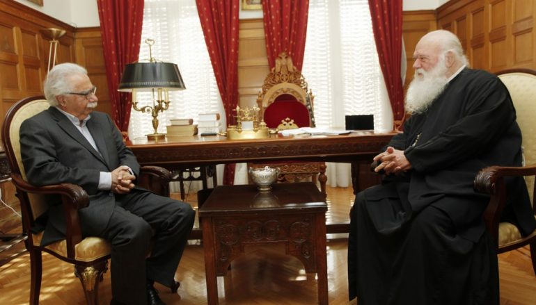 Στον Αρχιεπίσκοπο Ιερώνυμο ο Υπουργός Παιδείας Κων. Γαβρόγλου (ΦΩΤΟ)