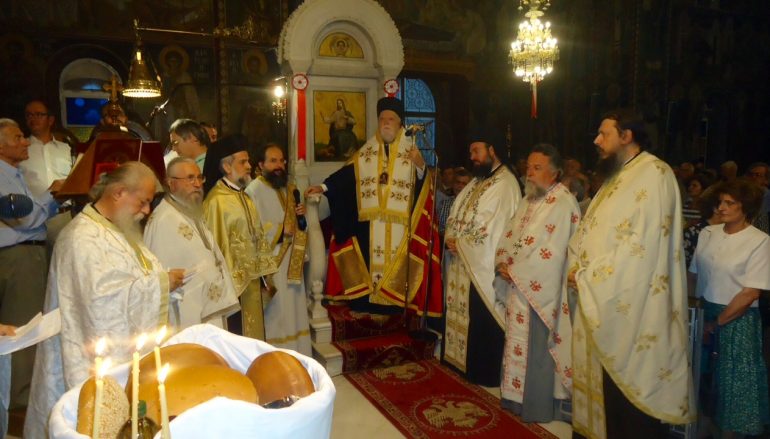 Πανηγυρικός Εσπερινός στους Αγίους Πάντες Καλλιθέας (ΦΩΤΟ)