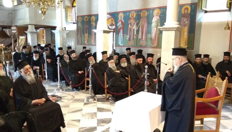 Ιερατική Σύναξη στην Ιερά Μητρόπολη Αιτωλίας (ΦΩΤΟ)