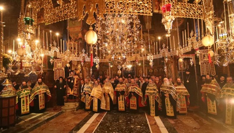Λαμπροί εορτασμοί στην Ι. Μονή Βατοπαιδίου για τον Αγ. Μάξιμο Γραικό (ΦΩΤΟ)