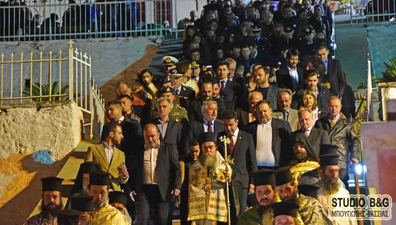 Ο εσπερινός του Ευαγγελισμού της Θεοτόκου στο Ναύπλιο (ΦΩΤΟ – ΒΙΝΤΕΟ)