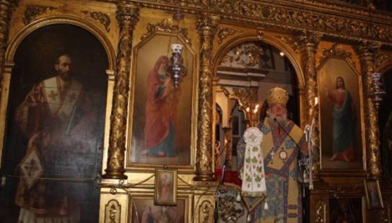 Ο Μητροπολίτης Κερκύρας στην Παναγία των Ξένων (ΦΩΤΟ)