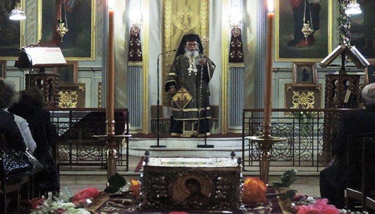 Προηγιασμένη Θεία Λειτουργία στον Ι.Ν.Αγ. Γεωργίου Άρτης (ΦΩΤΟ)