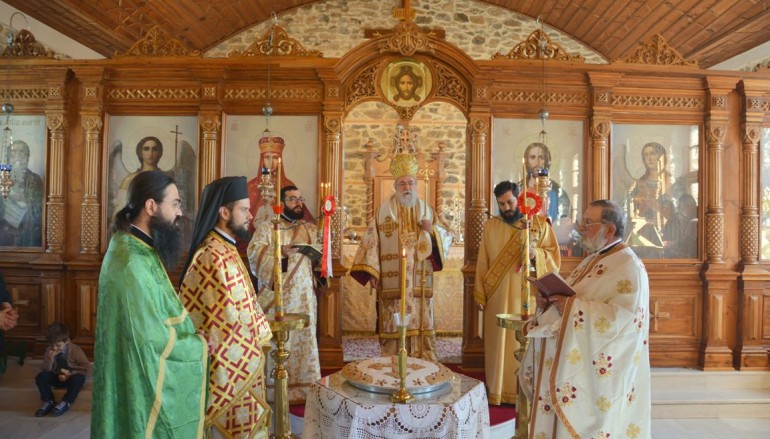 Κυριακή Δ΄ Νηστειών στον Άγιο Ανδρέα Ελευθερών (ΦΩΤΟ)