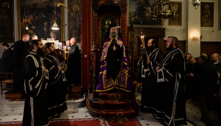 Tό τροπάριο τῆς Κασσιανῆς στόν Μητροπολιτικό Ι. Ναό Εὐαγγελιστρίας Πατρῶν (ΦΩΤΟ)