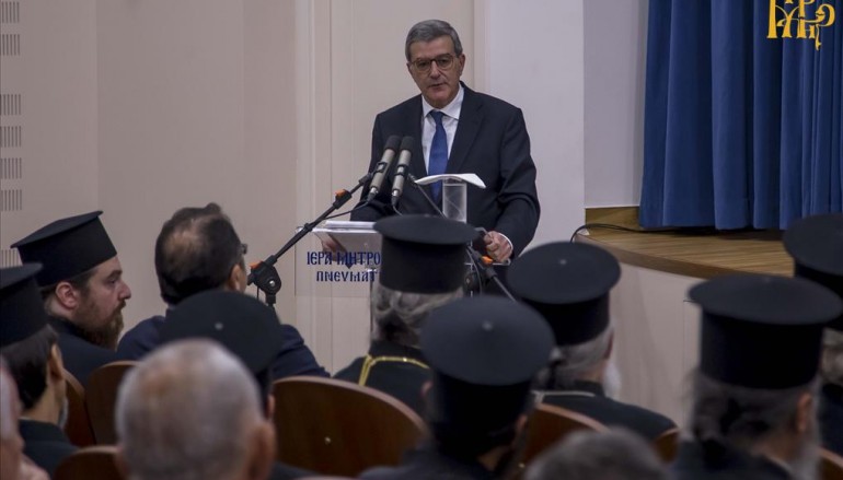 Ομιλία του Κωνσταντίνου Χολέβα στην Ι. Μ. Άρτης (ΦΩΤΟ)